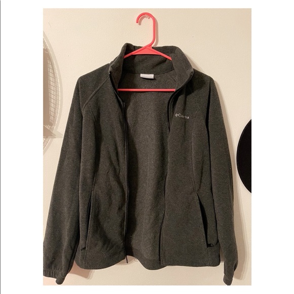 Columbia Jackets & Blazers - Grey columbia zip up fleece